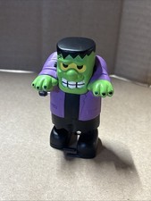 Vintage 3.5 Frankenstein Still Works Wind Up Knob Marked HMK CDS Halloween