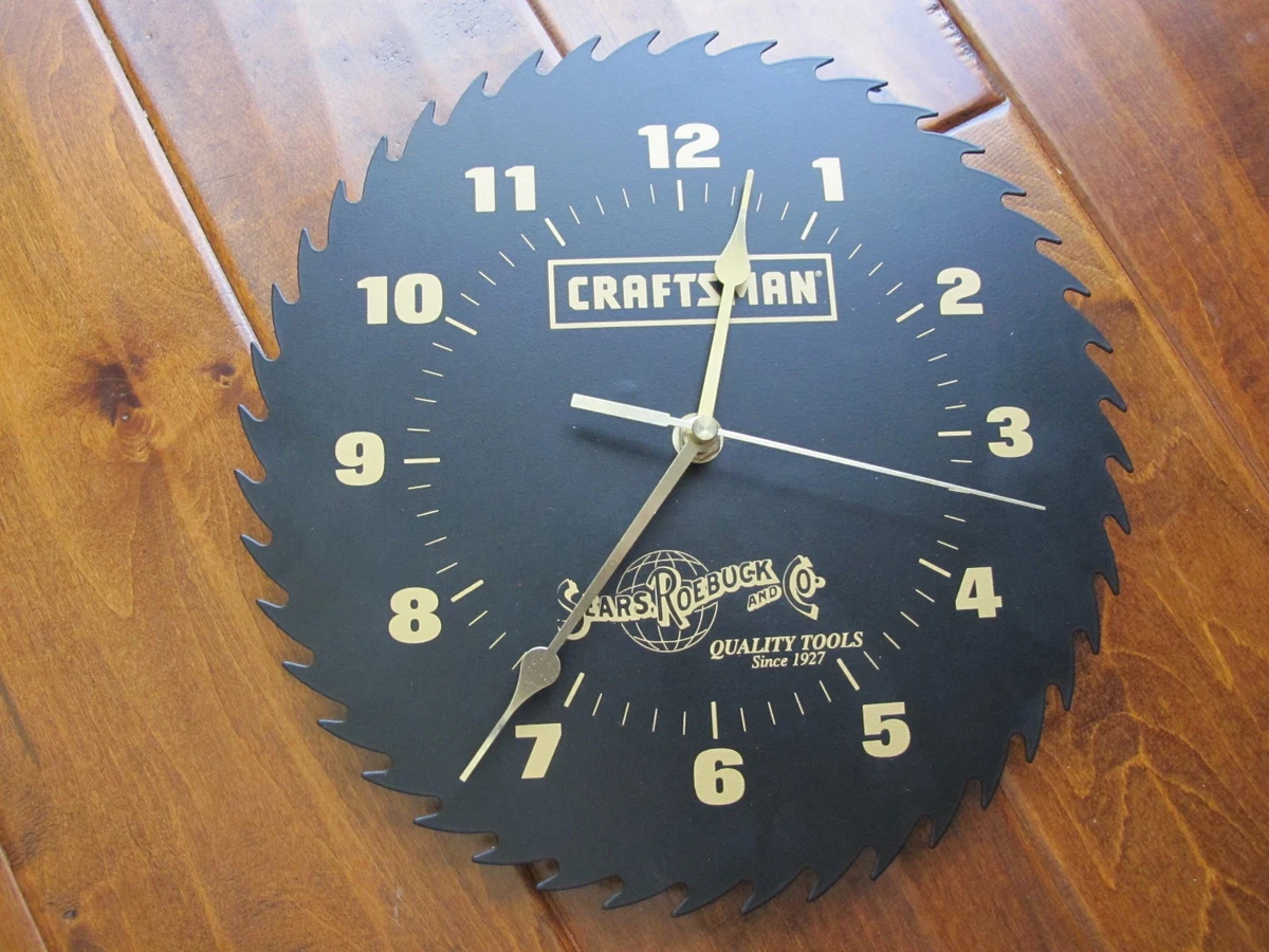 Craftsman Saw Blade Clock for sale | eBay