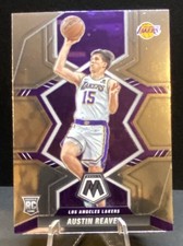 2021-22 Panini Mosaic Rookies Austin Reaves #241 Los Angeles Lakers Basketball