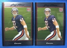 Lot Of 2 - 2007 Bowman Chrome #BC90 Greg Olsen Rookie RC Bears Panthers