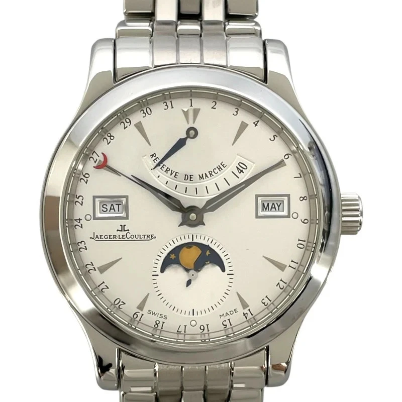Jaeger LeCoultre — Jaeger-LeCoultre 147.8.41.S 40mm SS Silver Dial Automatic Watch 2006 #OKW1509
