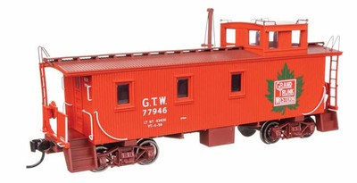 Walthers HO 30' GTW Style Wood Caboose with Offset Coupola Grand Trun 920-103262