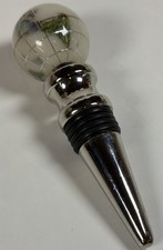 Gemstone World Globe Wine Bottle Stopper Bottle Topper 