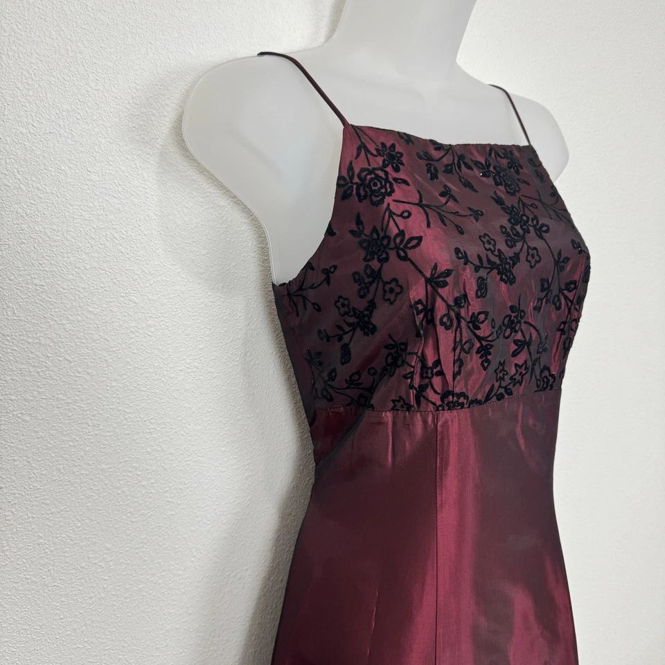 Vtg Be Smart Dress Womens 3/4 Maxi Gown Formal Corset Back Fairy Grunge Y2K Hoco - Image 4 of 4