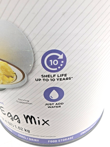 Augason Farms Scrambled Egg Mix Emergency Survival Food 2 lbs 4 oz No.10 Can NEW - Picture 4 of 9