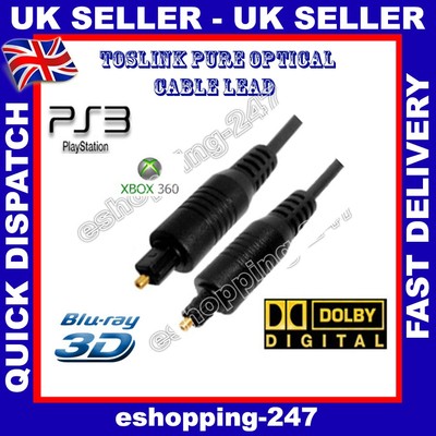 3M Optischer Stecker HD Toslink Schalter Selektor Splitter 5.1 DVD PS3 HiFi Kabel B016