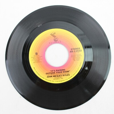 John Wesley Ryles Love Ain't Made For Fools It's Raining Outside Your 45 Record