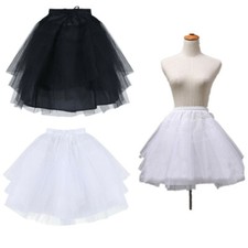 Flower Girls 3 Layers Tutu Underskirt Kids Petticoat Party Wedding Slip Dress