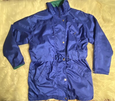 Innovations by Izzi Women s Jacket Windbreaker Med Blue Gorpcore