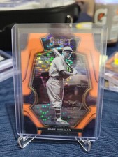 2023 Select Baseball Premier Level Neon Orange Pulsar Prizm Babe Herman 2/8