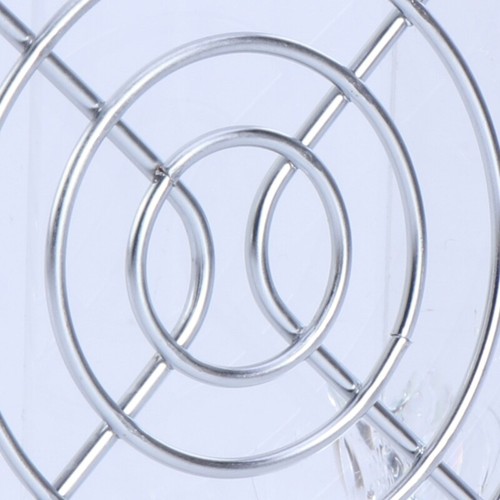Grille ventilateur argent 80 mm - Photo 7/8