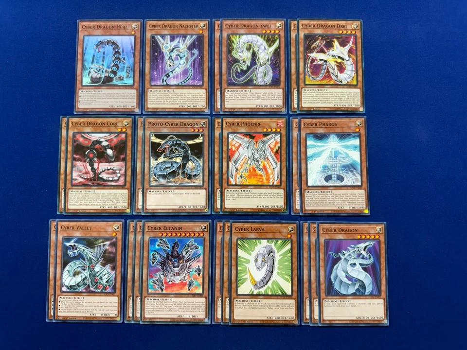 Yu-Gi-Oh! GX - Zane Truesdale's Complete Cyber Dragon & Chimeratech Fusion Deck - Image 3 of 4