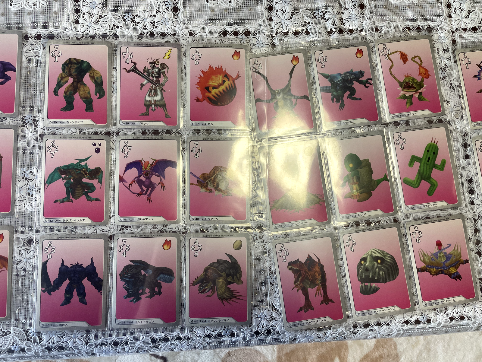 TRIPLE TRIAD COMPLETE FINAL FANTASY VIII Carddass Masters G1-110 set FFTCG FF8 - Picture 6 of 7