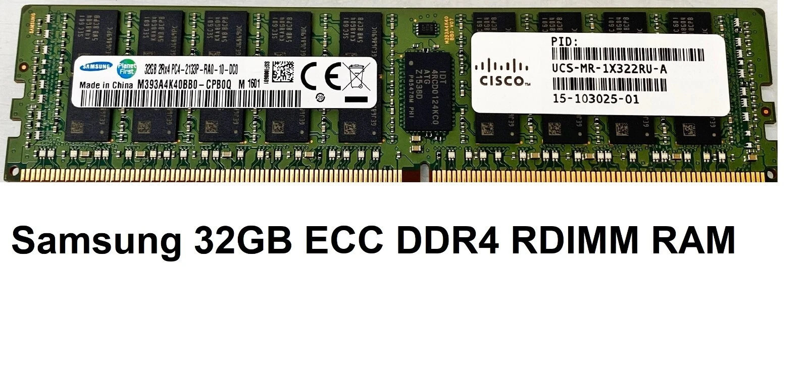 Samsung 64GB (2x32GB) DDR4 ECC REG. 2Rx4 Enterprise Server