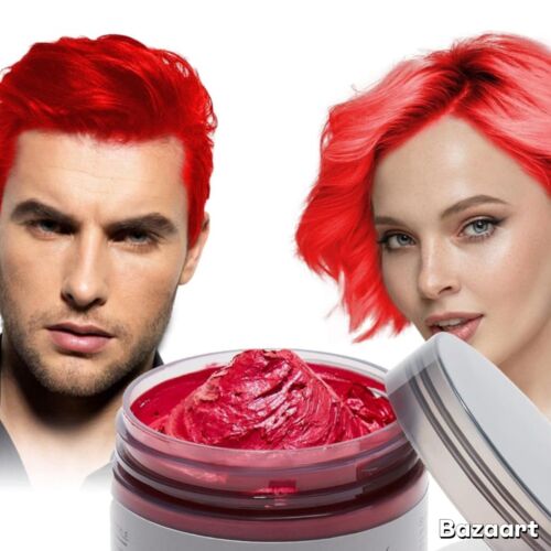 Mifeloy Temporary red Hair Color Wax Instant Natural Cream Dye Washable Pomade