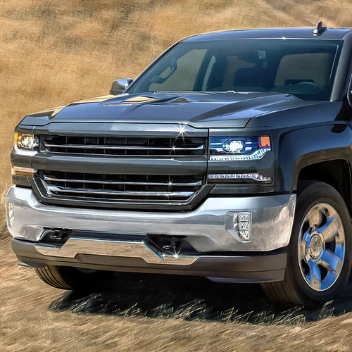Front Bumper Face Bar Chrome For 2016-2018 Chevrolet Silverado 1500 - Picture 4 of 16