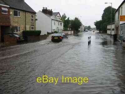 Photo 6x4 Flash flood Arlesey Heavy rain caused a flash flood this aftern c2004