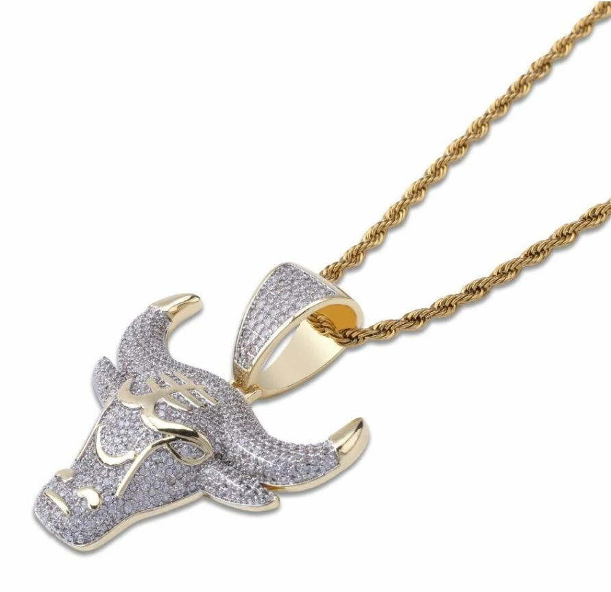 Colar Pingente Bull - Michael Jordan Chicago Bulls - Wall Street, Mercado de Ações - Imagem 3 de 4