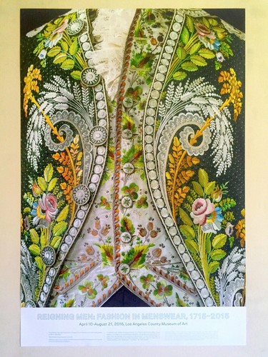 "REIGNING MEN : FASHION IN MENSWEAR 1715 - 2015" LACMA MUSEUM EXHIBITION POSTER - Picture 8 of 8