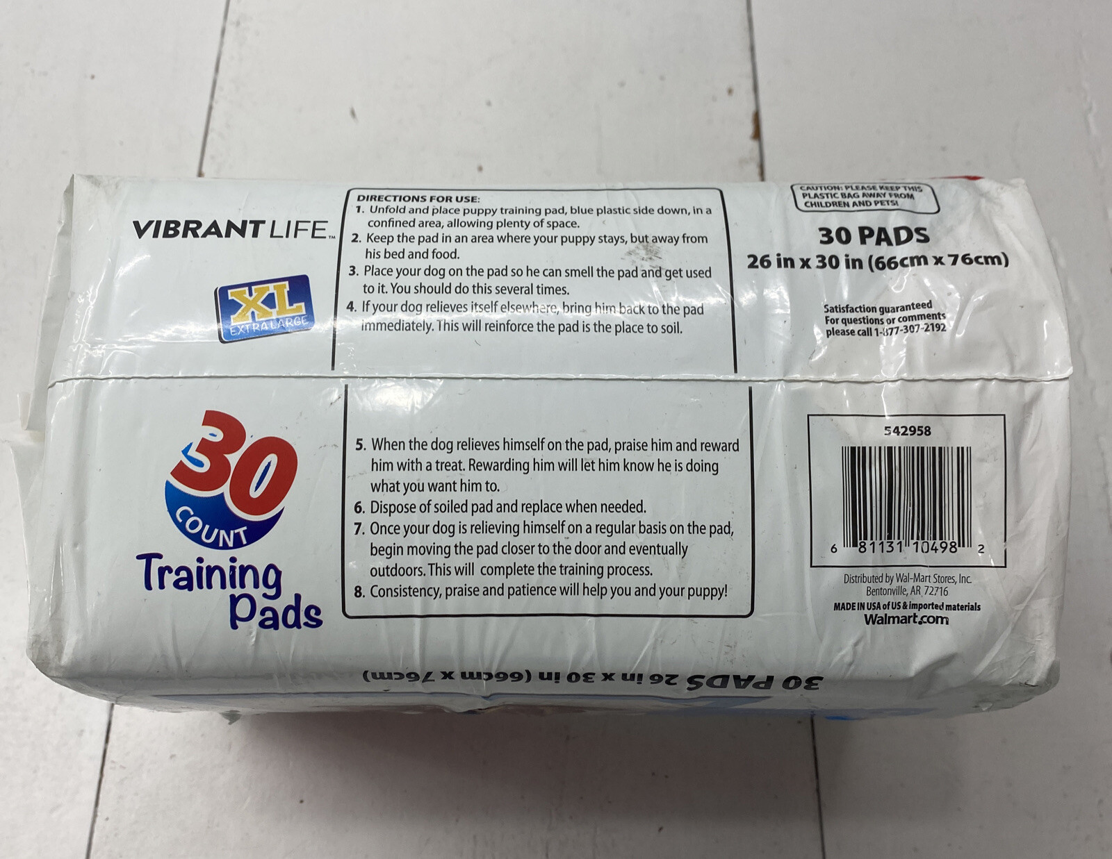 Vibrant Life Training Pads, XL, 26 in x 30 in, 30 Count New eBay