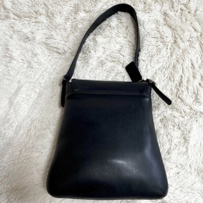 Old Coach 9408 Shoulder Bag Black Vintage Leather | eBay