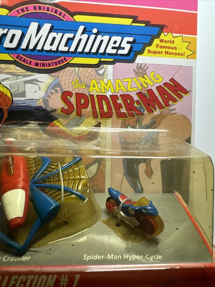 Micro Machines Spider-Man Collection #1 The Amazing Spider-Man Miniatures 1993 Foto 3 de 4