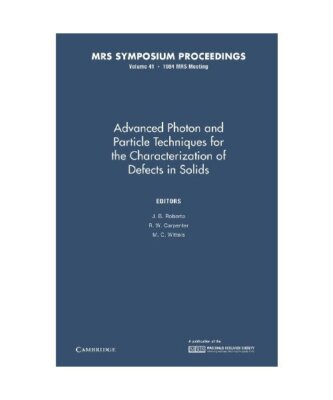 Advanced Photon and Particle Techniques for the Characterization of Defects in S