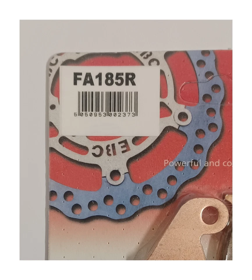 Pastillas de freno de disco delanteras sinterizadas EBC para Yamaha YZ250F (2001 a 2006) (4T) Foto 3 de 4