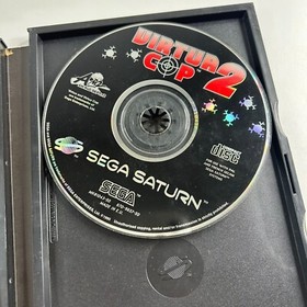 Virtua Cop 2 (Sega Saturn, 1996 PAL) Game Complete With Manual CIB