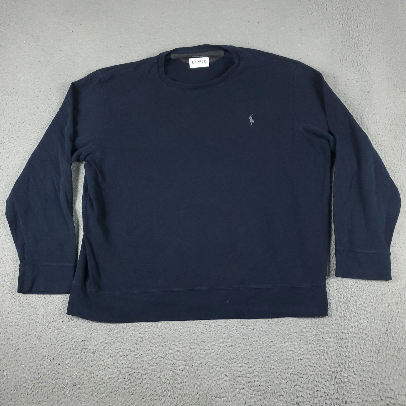 Polo Ralph Lauren maglione uomo XL blu pony casual pullover felpa