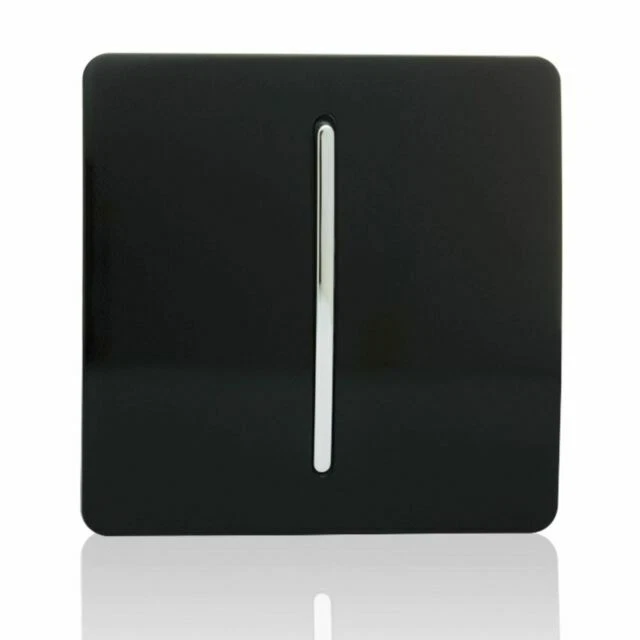 Trendi Switch ARTSS2BK 10 Amp Rocker Tactile Light Switch - Black