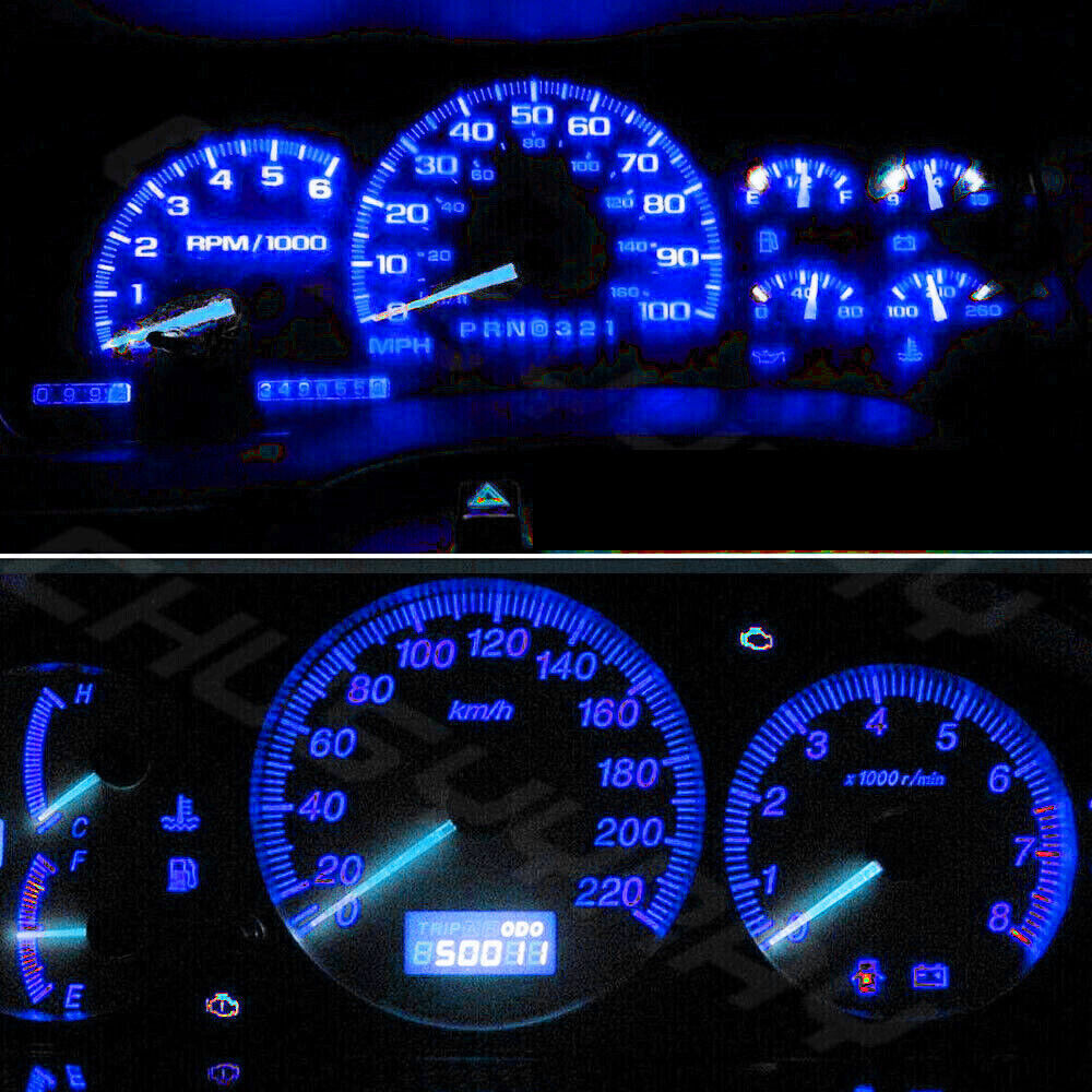 10x T5 LED Bulbs Instrument Gauge Cluster Dash Light For Honda