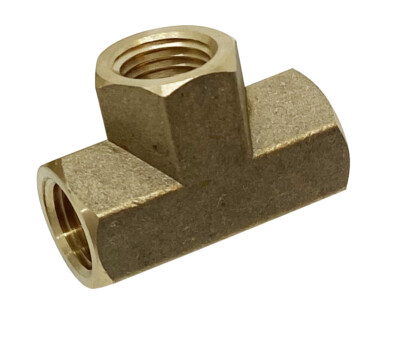 #ad #ad High Pressure Brass Tee 1 4 3000 PSI MAWP Oxygen Clean PFT 4HP $9.95