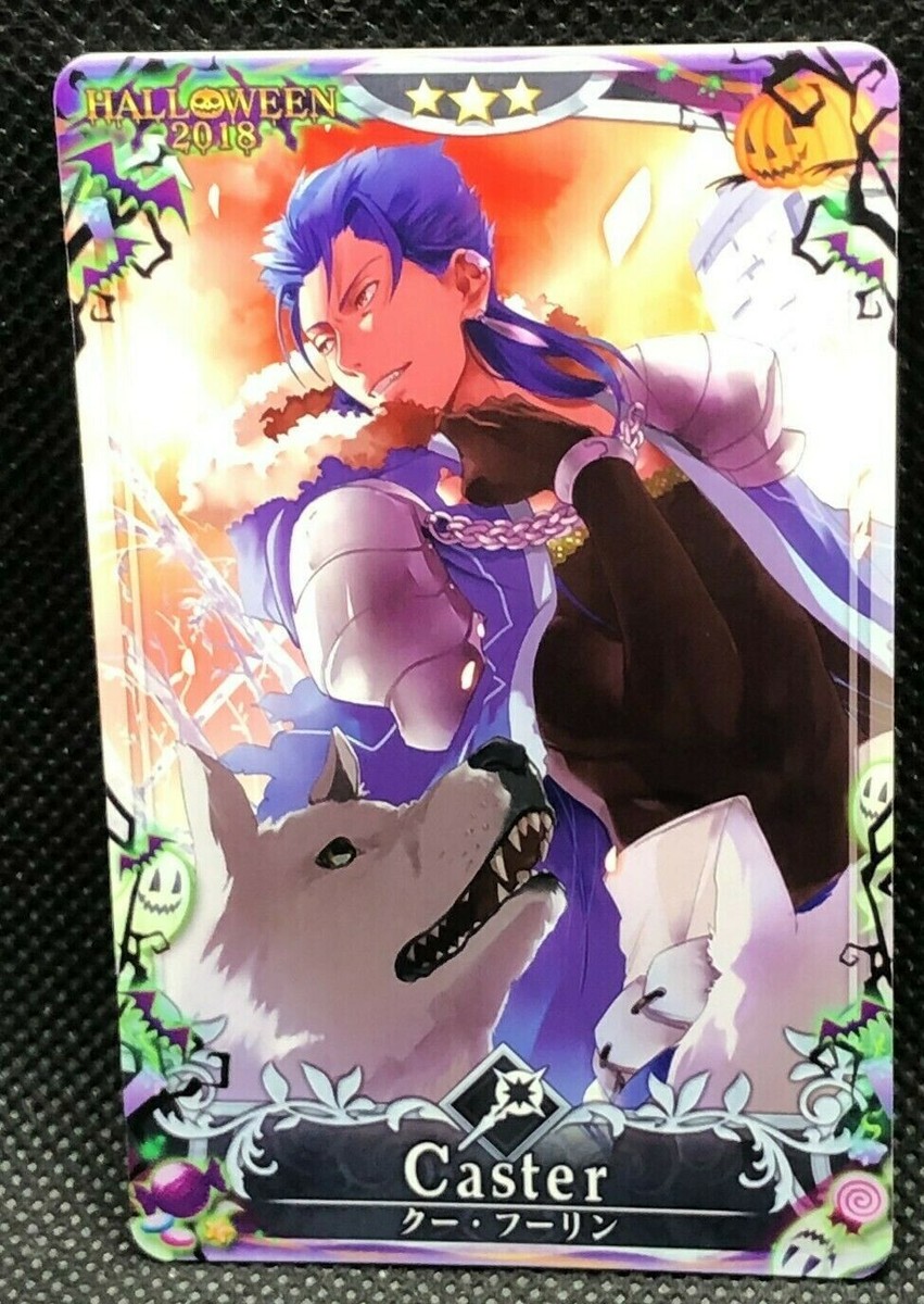 Cu Chulainn Caster 2018 Halloween FGO Fate Grand Order Arcade Card