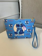 Disney Stitch Blue Cosmetic Bag 8x6x2