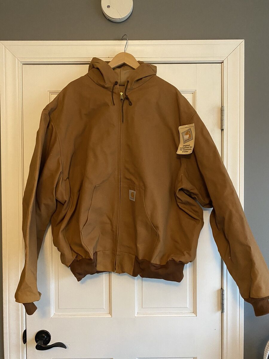 Vintage Carhartt JR106 Duck Lined Hooded Zip Jacket USA Vintage Carhartt JR106 Duck Lined Hooded Zip Jacket USA