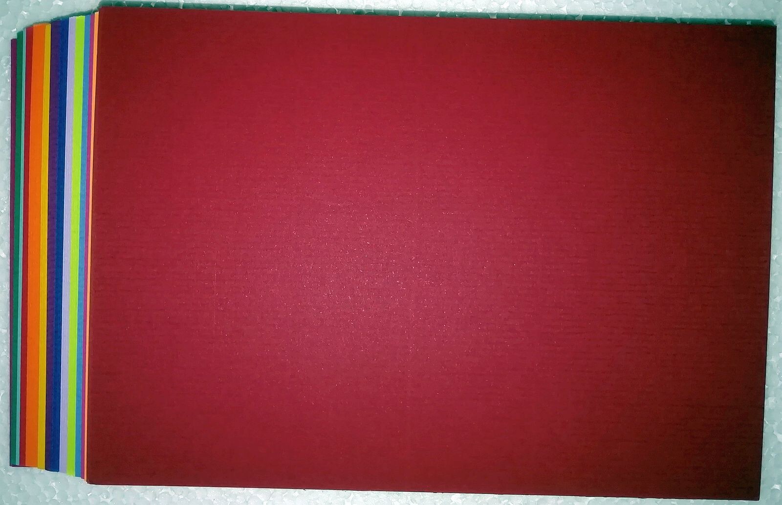 Farbige Karten Bastelkarten Einlegekarten DIN A6 = 105 x 148 mm, 14 Farben, 77 x