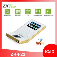 ZKteco F22 Wifi TCP/IP Fingerprint System Access Control Time Attendance System