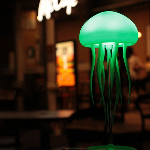 LED Jelly Fish Light Lamp Voice Control LED Floating Jellyfish Lamp Rechargeable - Picture 9 of 12