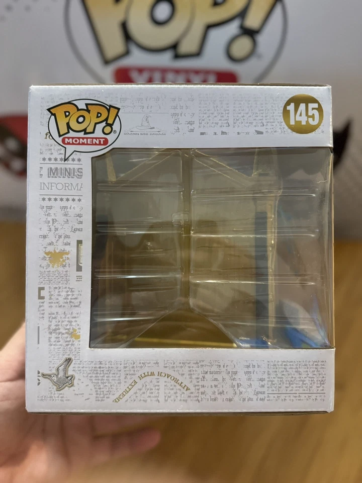 Funko firmado de Harry Potter por Daniel Radcliffe Movie Moments Mirror Dumbledore Foto 4 de 4