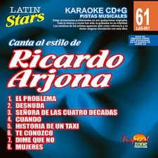 Karaoke Latin Stars 61 Ricardo Arjona Vol.1