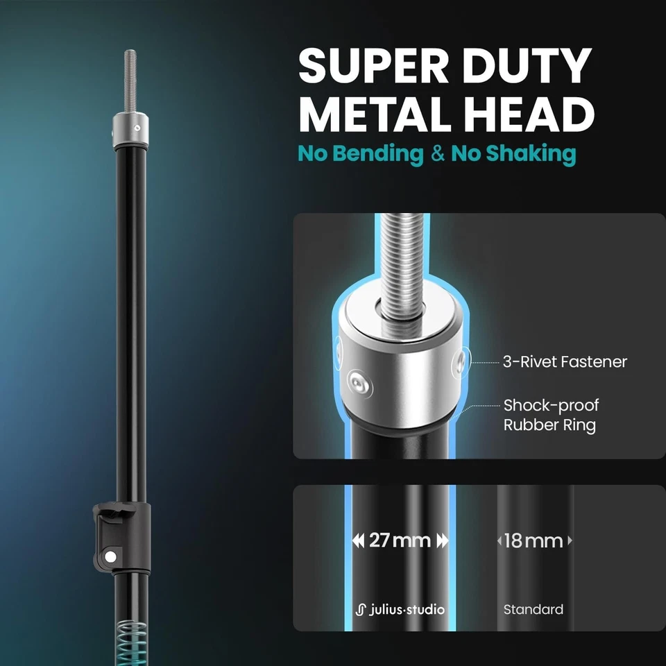 Soporte De Telon De Fondo Para Fiestas Estudio Fotografia 10.1 x 8 ft Ajustable Foto 4 de 4