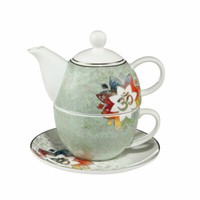 Goebel Teekanne Tea For One Om Lotus Kanne Mit Tasse GöBel