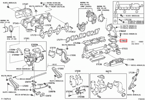 Genuine Toyota Hilux KUN26 1KD 3.0 Diesel EGR Connector Pipe Gasket x2 - Picture 6 of 20