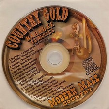 MODERN MALE  COUNTRY GOLD KARAOKE CLASSICS KARAOKE CDG DISC