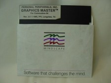 VTG COMMODORE 64 SOFTWARE FLOPPY DISC 1985 GRAPHICS MASTER PERSONAL PERIPHERALS