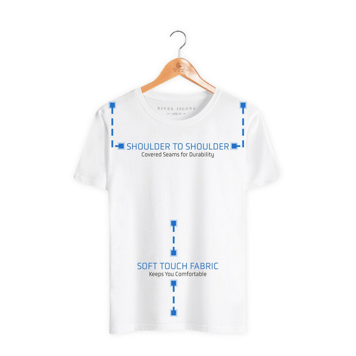 river island premium essentials t shirt