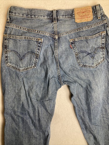 Levi's Jeans Herren 32x29 Blau 559 Relaxed Straight All Cotton Denim Etikett 34x32 - Bild 16 von 20