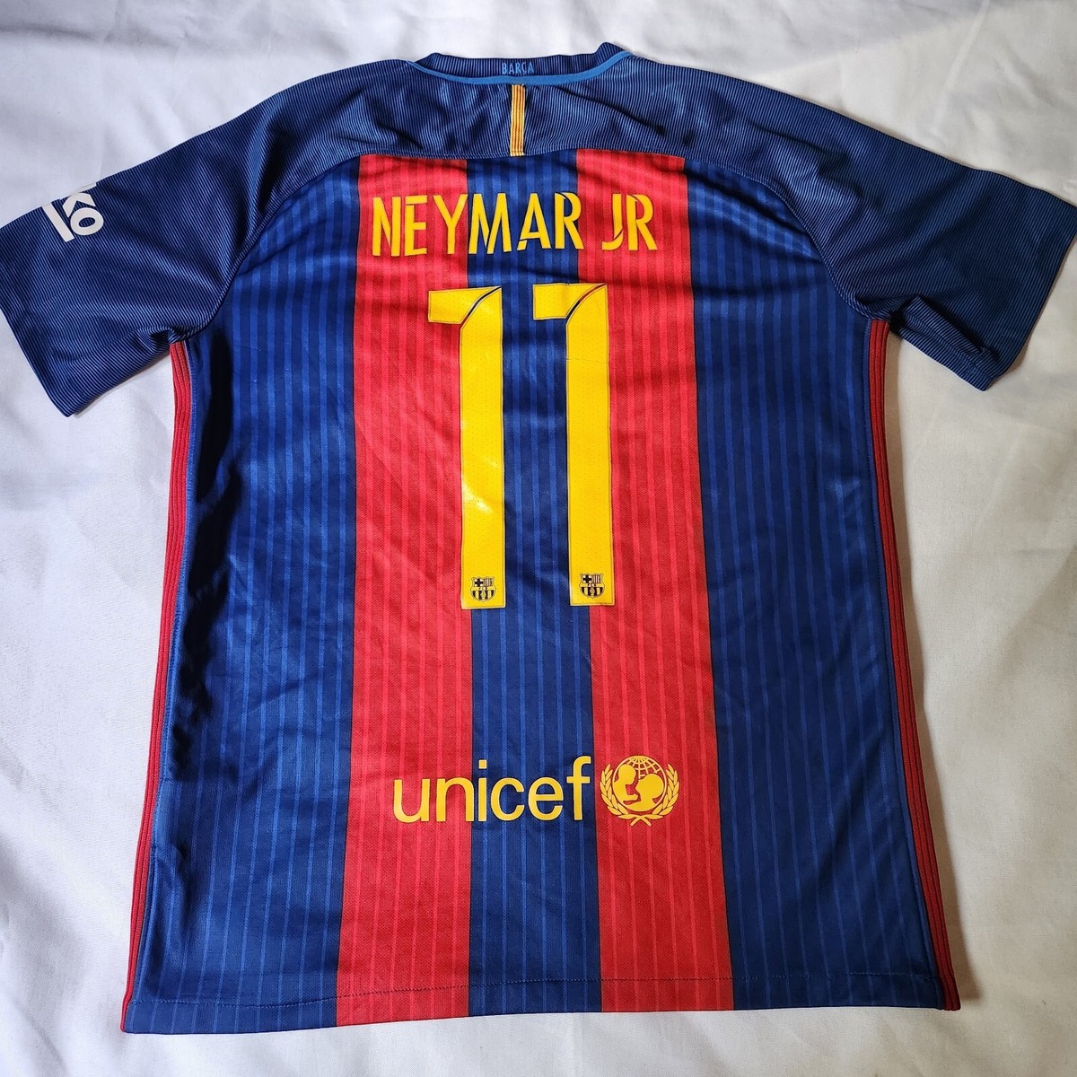 Nike FC Barcelona NEYMAR JR 11 DRI-FIT上下 Neymar Jr 11 Medium FC Barcelona 2013 14 Home Jersey Maglia