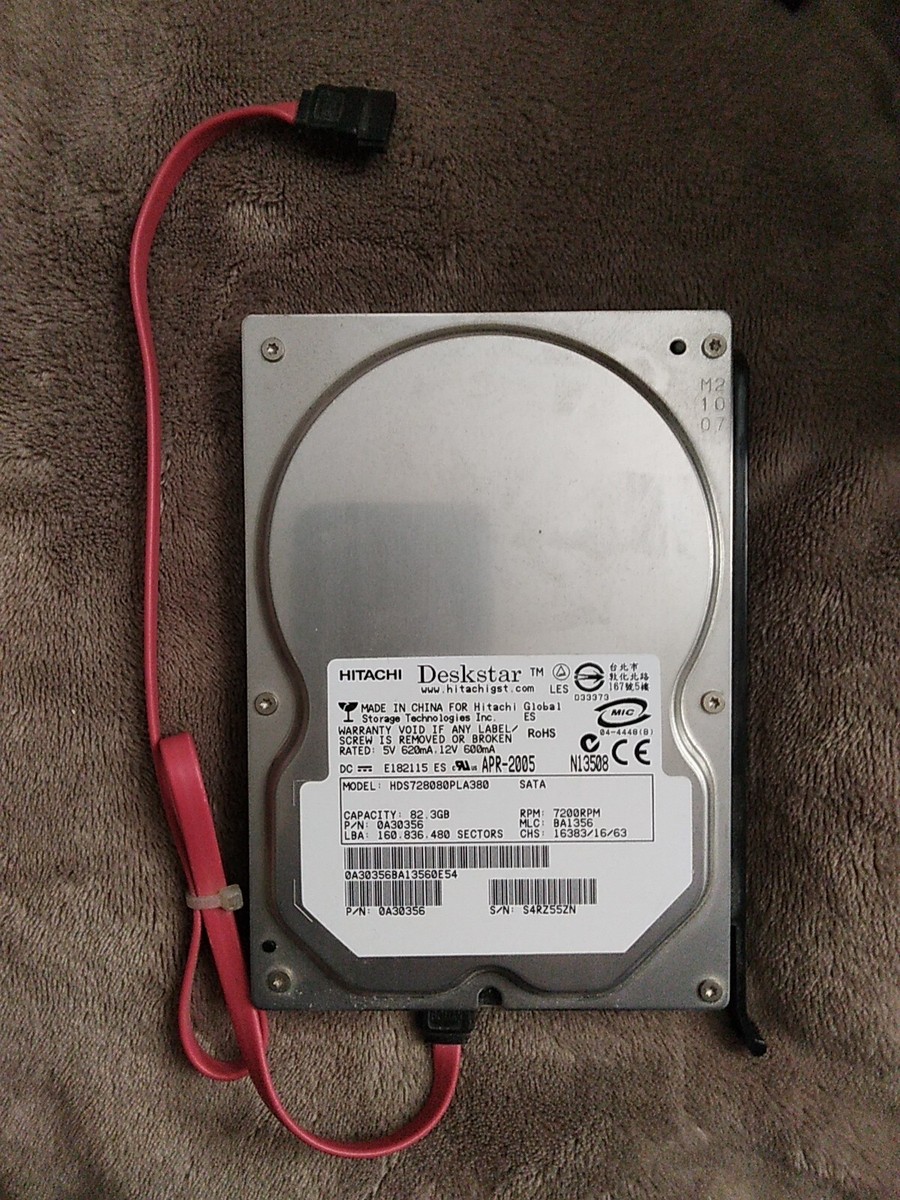 Hitachi Deskstar 7200RPM N13508 0A30356 3.5